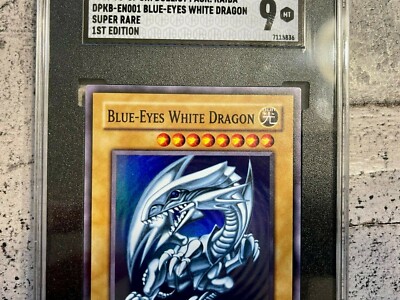 Yu-Gi-Oh! Blue Eyes White Dragon 1st Edition DPKB-EN001 SGC 9