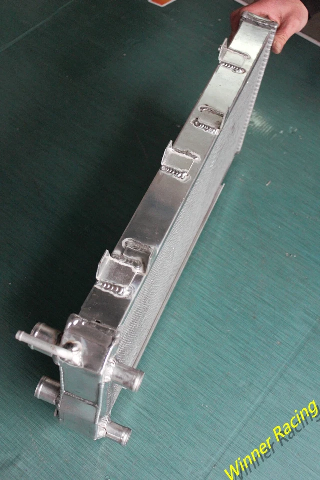 Radiador aluminio Fit AUDI 200 TURBO 20V C3 QUATTRO 3B MT 1989-1991 Foto 4 de 4