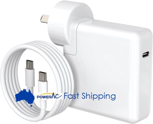 96W USB-C Charger for 13" MacBook Pro A2289 A2251 With Thunderbolt 3 Type C - Picture 2 of 9
