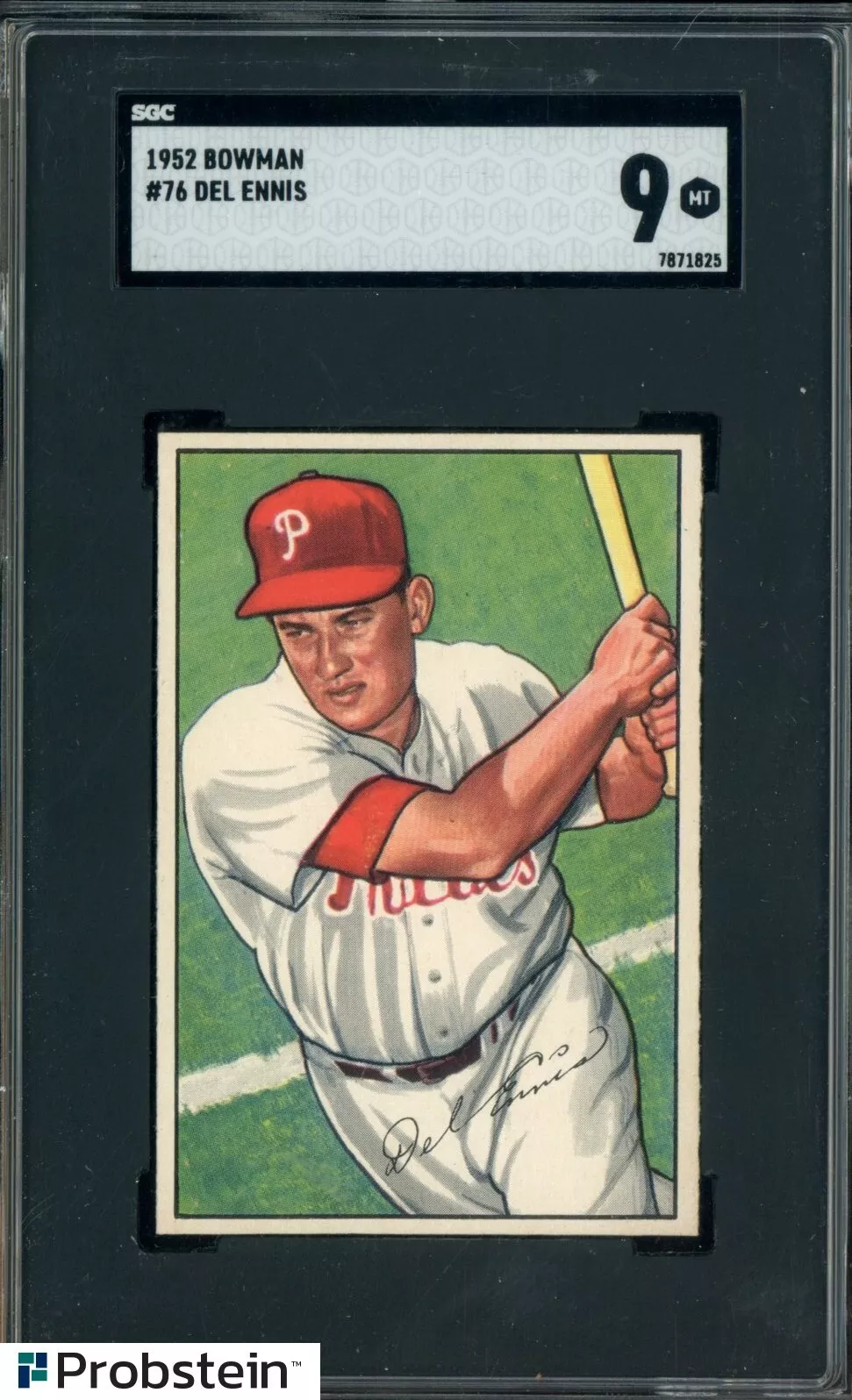 Del Ennis trading card