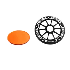 Black White Timer Clutch Primary Derby Cover for Harley 18later FLSB Sport Glide