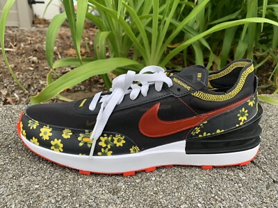 Yellow Black Sunflower Nike Shoes Nike Waffle One 'Sunflower