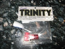 RC Trinity Losi XXXS Rear Suspension Mounts Alum Red Matt Francis TMF 1110