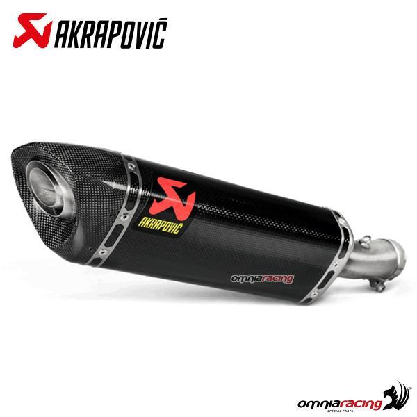 Akrapovic exhaust racing carbon fibre slip-on Kawasaki Ninja 400 2018-2023