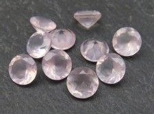 5 Pcs 7MM AAA Quality Natural Rose Quartz Round Faceted Gemstone