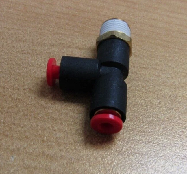 Lot of 14 SMC KQY01-34S Male Run Tee 1/8" Tube x2 To 1/8 NPT - Image 4 of 4