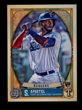 SHERTEN APOSTEL ⚾ 2021 Topps Gypsy Queen #110 RC Rookie Texas Rangers