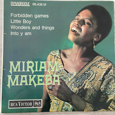 MIRIAM MAKEBA: Forbidden games + 3 (F EP RCA Victor 86.406 M / Mono)