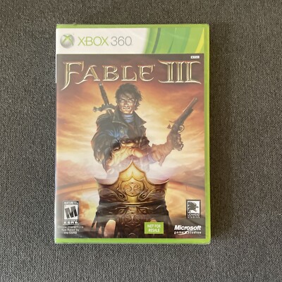 * NEW SEALED* - Fable 3 - Xbox 360 - NTSC 2011 - NOT FOR RESALE EDITION
