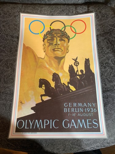 Germany 1972 Munich Olympics 2 Sided Antik Print BC Comics Grog