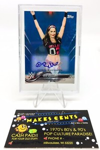 2018 Brie Bella Topps WWE Women's Division Autograph 32/50 Bella Twins Signed