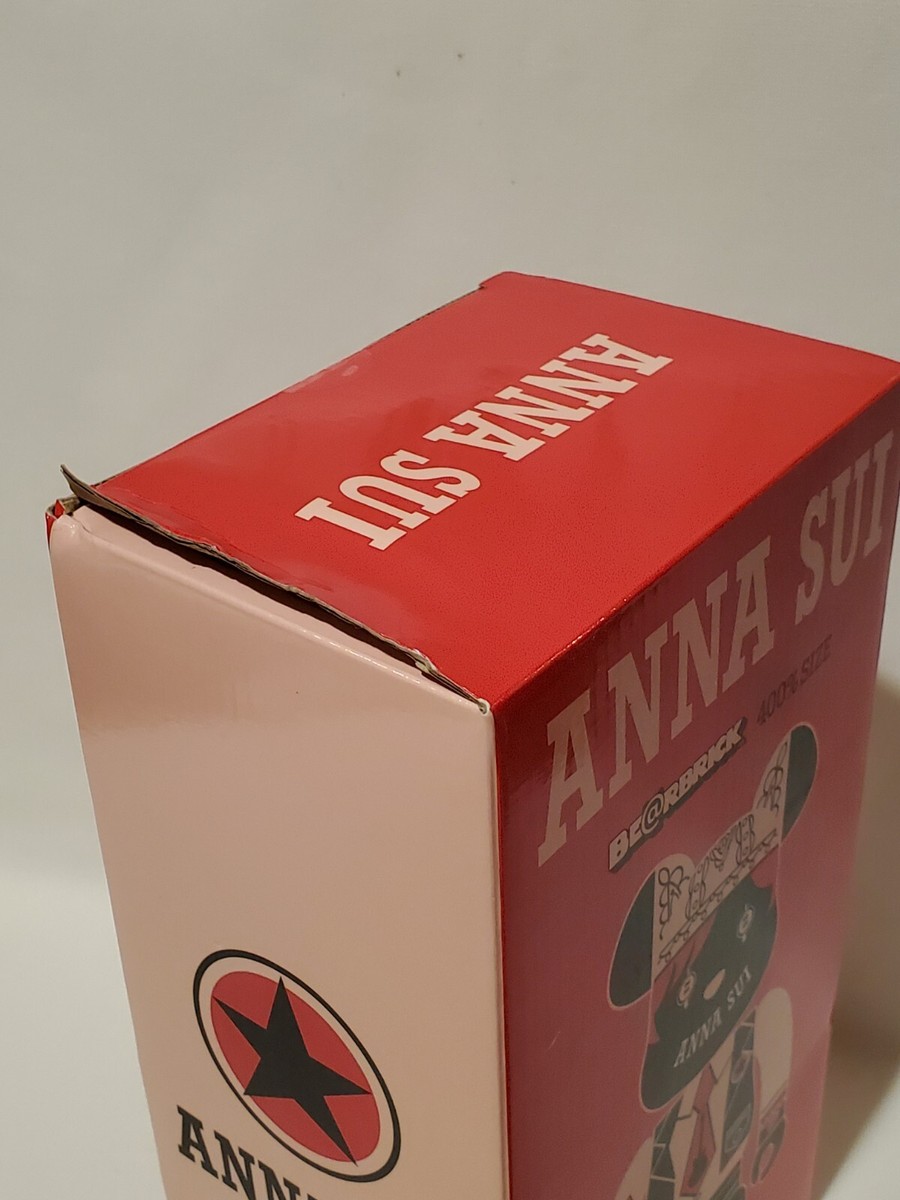 Anna Sui Red and Beige 400 Bearbrick by MEDICOM Toy for sale