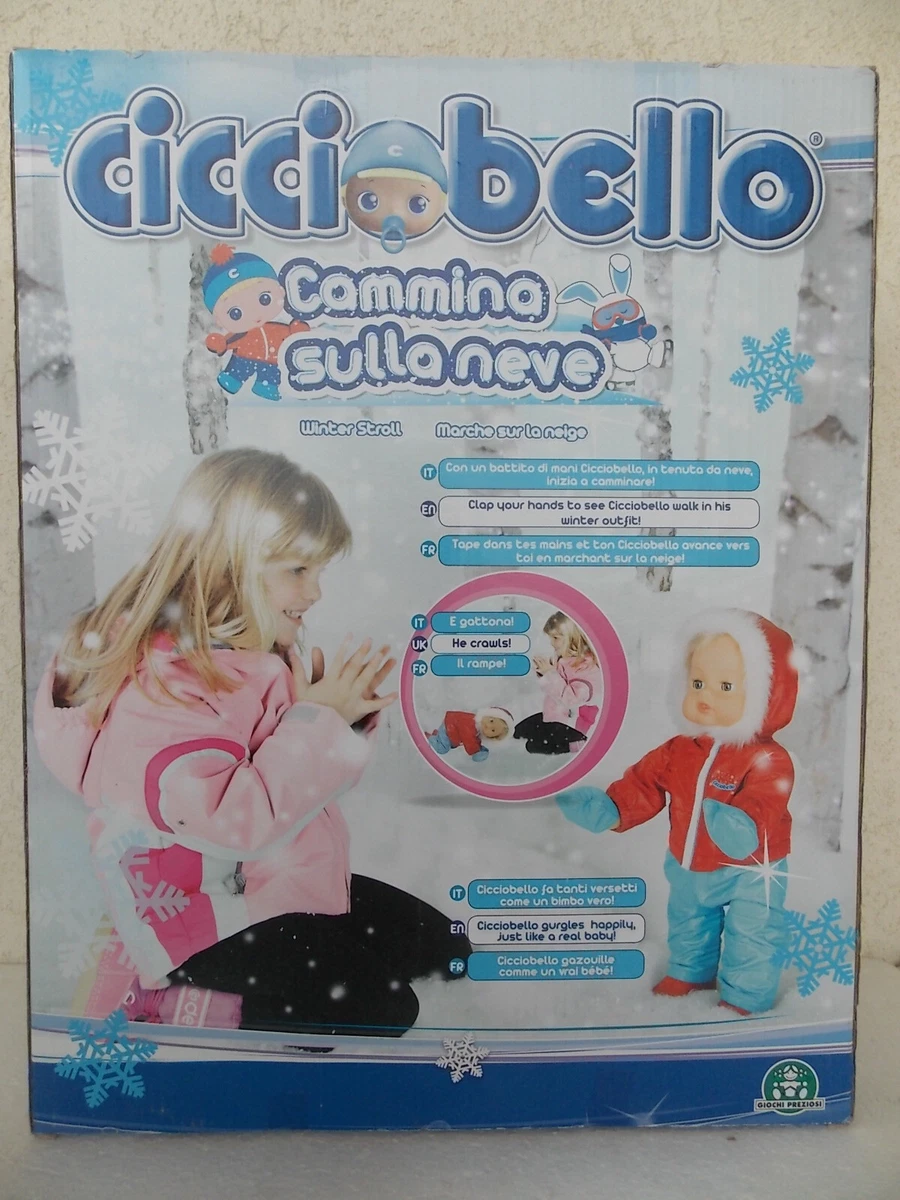 cicciobello cammina neve winter stroll marche sur la neige schnee doll  GPZ18261