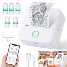 Portable Mini Thermal Printer Pocket Photo Printer Wireless Bluetooth Printing /