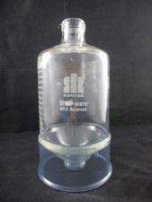 KONTES Plastic-Coated Glass 2000mL 2L Conical HPLC Reservoir GL-45 Thread 953901