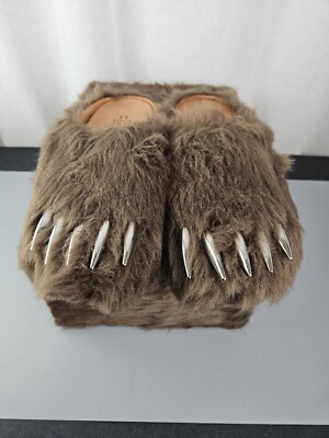 NEW WITH BOX Bravest Studios BEAR CLAW MULES Size 11 Brown Fur