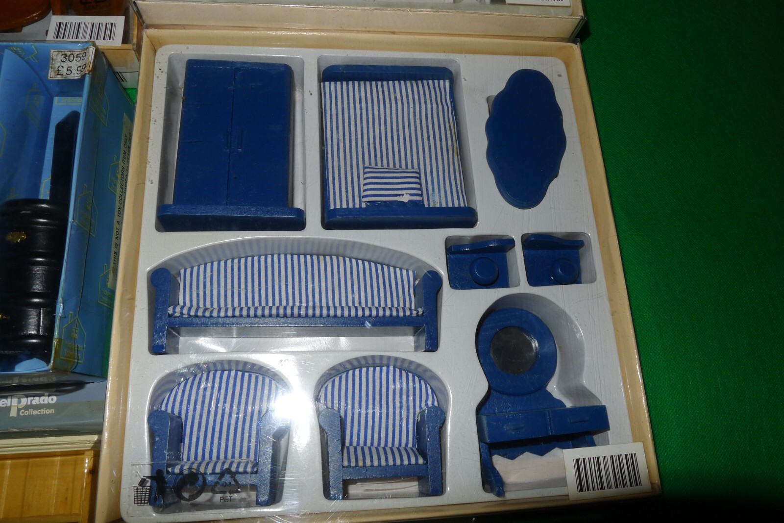 Dolls House furniture bundle clock rocking horse chair NEW Hickleton