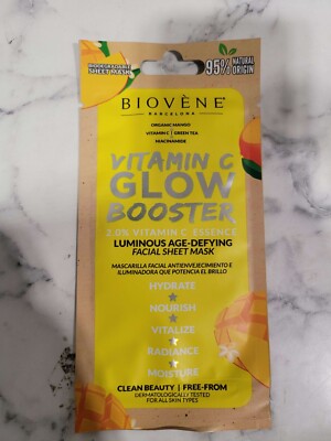 Biovène Vitamin C und Mango Gesichtsmaske - NEU UK