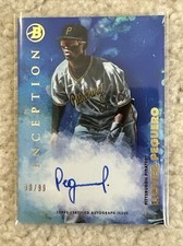 2021 Bowman Inception Liover Peguero PA-LP Blue Foil Autograph 80/99