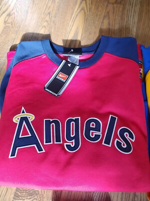 Throwback MLB Baseball Team Nike Cooperstown Collection Jersey Shirt Angel's XL 