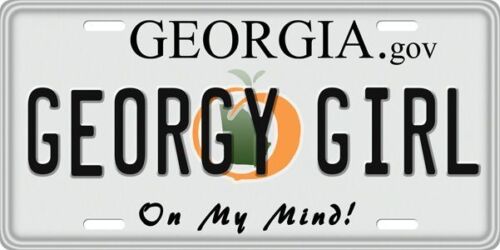 US State Georgia License Plate, Man Cave Garage Car Accessories Home Decor