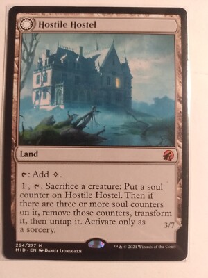 Hostile Hostel//Creeping Inn - Innistrad: Midnight Hunt (Near Mint)
