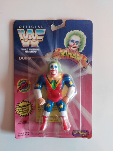 WWF Bend Ems - Doink the Clown Series 1 - On Card ...
