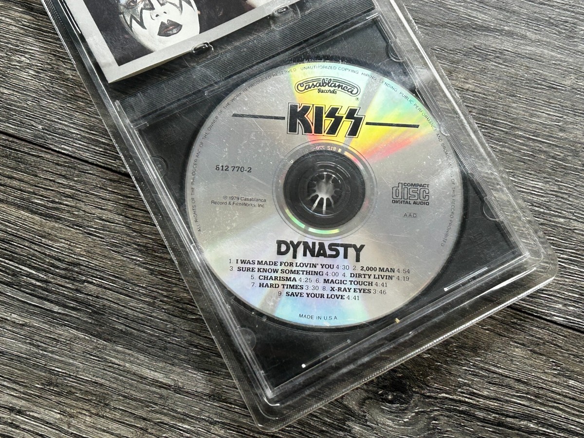 KISS CD DYNASTY Longbox Sealed USA Aucoin Sound Savers Gene KISS CD DYNASTY Longbox Sealed USA Aucoin Sound Savers Gene