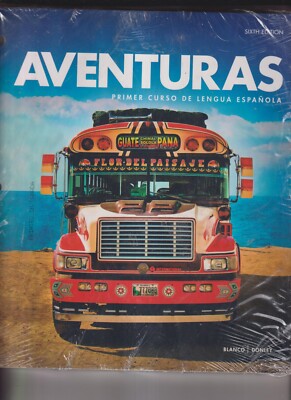 AVENTURAS 6TH EDITION PRIMER CURSO DE LENGUA ESPANOL - W ACCESS CODE SEALED NEW!