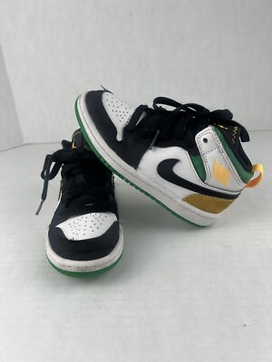 Nike Air Jordan Mid SE BQ6932-101 Boys 11C White Green