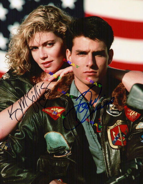 Kelly McGillis & Tom Cruise Top Gun Autographed Signed 8x10 Photo REPRINT