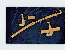 Postcard Ceremonial Sword & Knives Harry S. Truman Library & Museum Independence