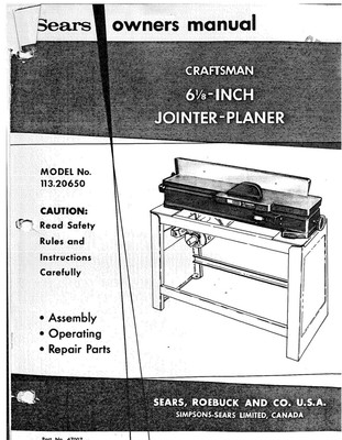 1969 Craftsman 113.20650 6-1/8\
