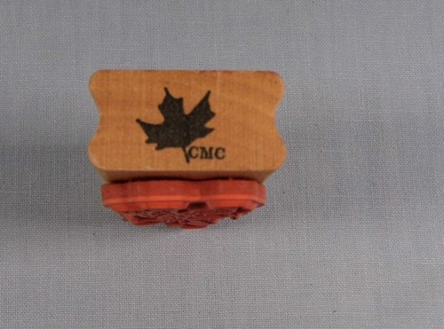 Rubber Stamp Wood Mounted - CMC - Angel - Halo Clouds Hearts - Picture 4 of 4