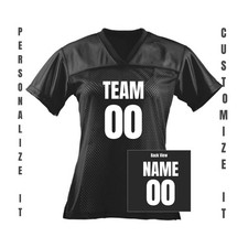 Custom Women Football Jersey for Adults Personalized Name Number