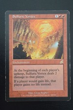 Magic The Gathering MTG SULFURIC VORTEX Scourge HP Heavily Played