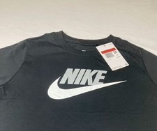 Nike The Nike Tee Youth Large Black T- Shirt Short Sleeve NWT