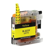 Compatible Yellow LC223Y Ink Cartridge for Brother DCP & MFC Printers - 1 Pack 