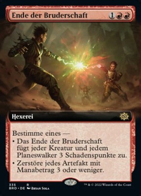 Magic/MTG Ende der Bruderschaft XBRO-335 Rare Deutsch NM