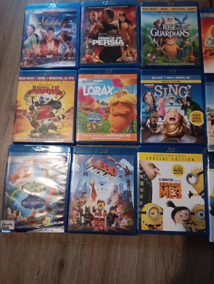 Lot of 18 Children's Blu Ray Movies & Cartoons. One Is 3d. 4 Special Edition - Image 3 of 4