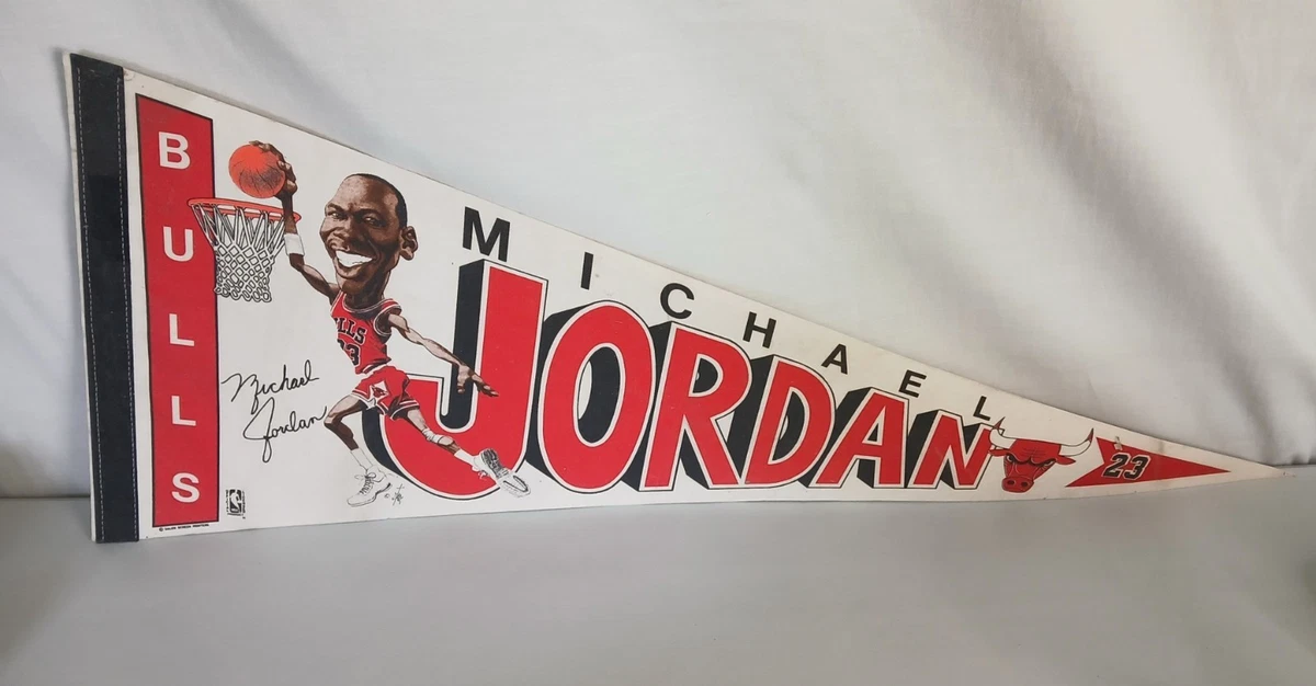 Basketball Chicago Bulls Vintage Sports Pennants and Flags for