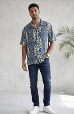 Vintage Harley Davidson Tori Richard Shirt Dragon/Biker/Hawaiian Made in USA XL