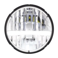 United Pacific 31459 7 Hp Cree Led Headlight Turn Signalwhite