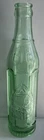 Big Chief Coca-Cola Bottle Green Property Of Coca-Cola 7oz Vintage.