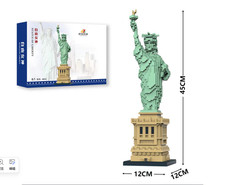 Statue of Liberty Architecture Set - 2800PC Micro Blocks Model for Adults