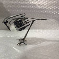 Scrap Metal Bird Art Handmade Robin Metal Statue Gift Idea for Garden
