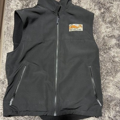 TOY MACHINE Reversible Vest Black M Nylon & Fleece