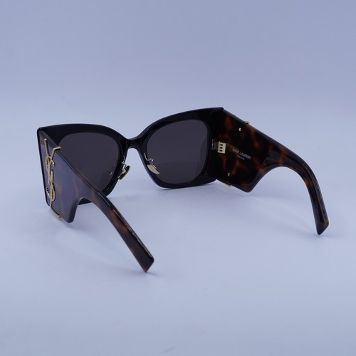 Nuovi occhiali da sole Saint Laurent SLM119/F BLAZE 003 avana/nero/nero 53-19-135 - Foto 4 di 6
