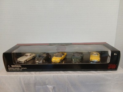 Malibu International 5 PACK CAR SET 1:87 HO Scale MERCEDES PORSCHE THUNDERBIRD+