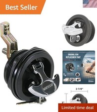 S-0226BC T-Handle Latch with Keyed Lock - Black 3" Diameter